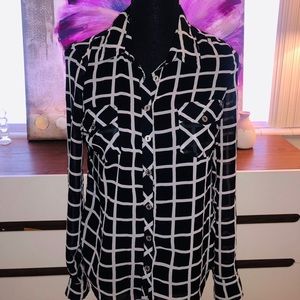 G By Guess Sheer Blouse